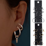 Newest Arrival 4Pairs/Set jewelry Alloy Golden