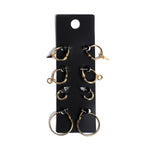 Newest Arrival 4Pairs/Set jewelry Alloy Golden