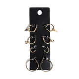 Newest Arrival 4Pairs/Set jewelry Alloy Golden