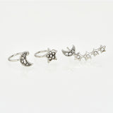 Newest Arrival 4Pairs/Set jewelry Alloy Golden