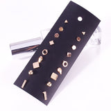 Newest Arrival 4Pairs/Set jewelry Alloy Golden