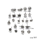 Newest Arrival 4Pairs/Set jewelry Alloy Golden