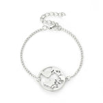 S036 Vintage World Map Pendant Bracelets For Women