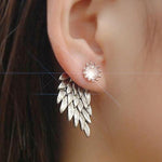 New Crystal Flower Drop Earrings for Women Fashion Jewelry