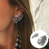 New Crystal Flower Drop Earrings for Women Fashion Jewelry