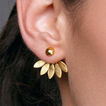 New Crystal Flower Drop Earrings for Women Fashion Jewelry