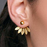 New Crystal Flower Drop Earrings for Women Fashion Jewelry