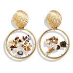 TANGDOGETDesign Bohemia Earrings for Women Metal Earrings For Female