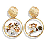 TANGDOGETDesign Bohemia Earrings for Women Metal Earrings For Female