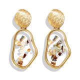 TANGDOGETDesign Bohemia Earrings for Women Metal Earrings For Female