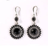 VOHE New personal retro long sunflower earrings feminine temperament Korean personality ear earrings