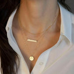 Tiny Heart Necklace for Women SHORT Chain Heart