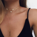 Tiny Heart Necklace for Women SHORT Chain Heart