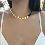 Vintage Carved Coin Necklace For Women Fashion