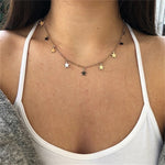 Vintage Carved Coin Necklace For Women Fashion
