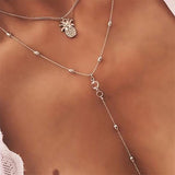 Vintage Carved Coin Necklace For Women Fashion