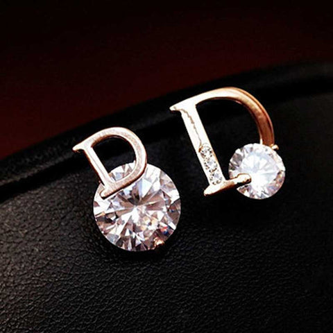 famous luxury brand New jewelry small letter D
