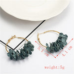 Trendy Cute Pink Flower Earrings For Women Girls Jewelry