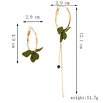 Trendy Cute Pink Flower Earrings For Women Girls Jewelry