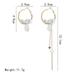 Trendy Cute Pink Flower Earrings For Women Girls Jewelry