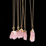 HuaTang Trendy Alloy Multicolour Natural Stone Chain Necklace
