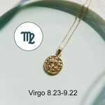 12 Constellation Jewelry Necklace Gold