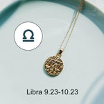 12 Constellation Jewelry Necklace Gold