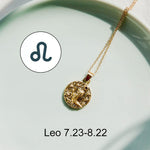 12 Constellation Jewelry Necklace Gold