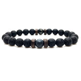 Men Bracelet Natural Moonstone Bead Tibetan Buddha Bracelet