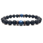 Men Bracelet Natural Moonstone Bead Tibetan Buddha Bracelet