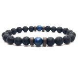 Men Bracelet Natural Moonstone Bead Tibetan Buddha Bracelet