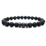 Men Bracelet Natural Moonstone Bead Tibetan Buddha Bracelet