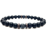 Men Bracelet Natural Moonstone Bead Tibetan Buddha Bracelet