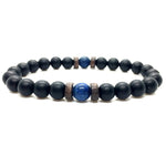 Men Bracelet Natural Moonstone Bead Tibetan Buddha Bracelet
