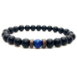 Men Bracelet Natural Moonstone Bead Tibetan Buddha Bracelet