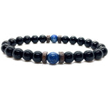 Men Bracelet Natural Moonstone Bead Tibetan Buddha Bracelet