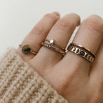 New Ring Popular Fashion Simple Retro Star Awn Moon Letters Women's Ring