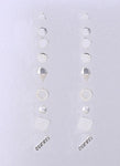 9 Pairs/set Gold Silver Crystal Earrings Set Women Female R