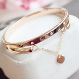 Hot Luxury Rose Gold Stainless Steel Bracelets